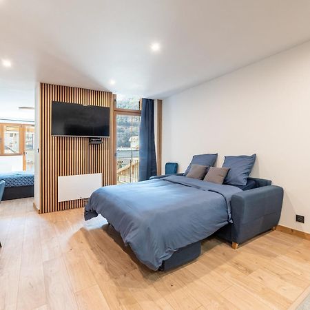 Appartement T2 "Le De Funes" Мутье Экстерьер фото