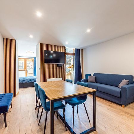 Appartement T2 "Le De Funes" Мутье Экстерьер фото