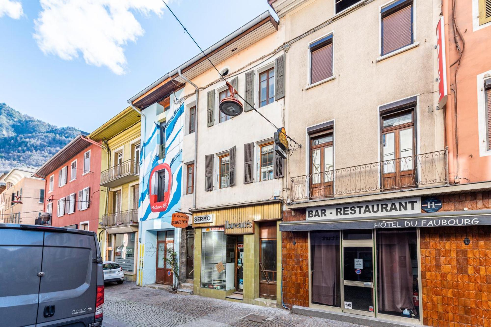 Appartement T2 "Le De Funes" Мутье Экстерьер фото